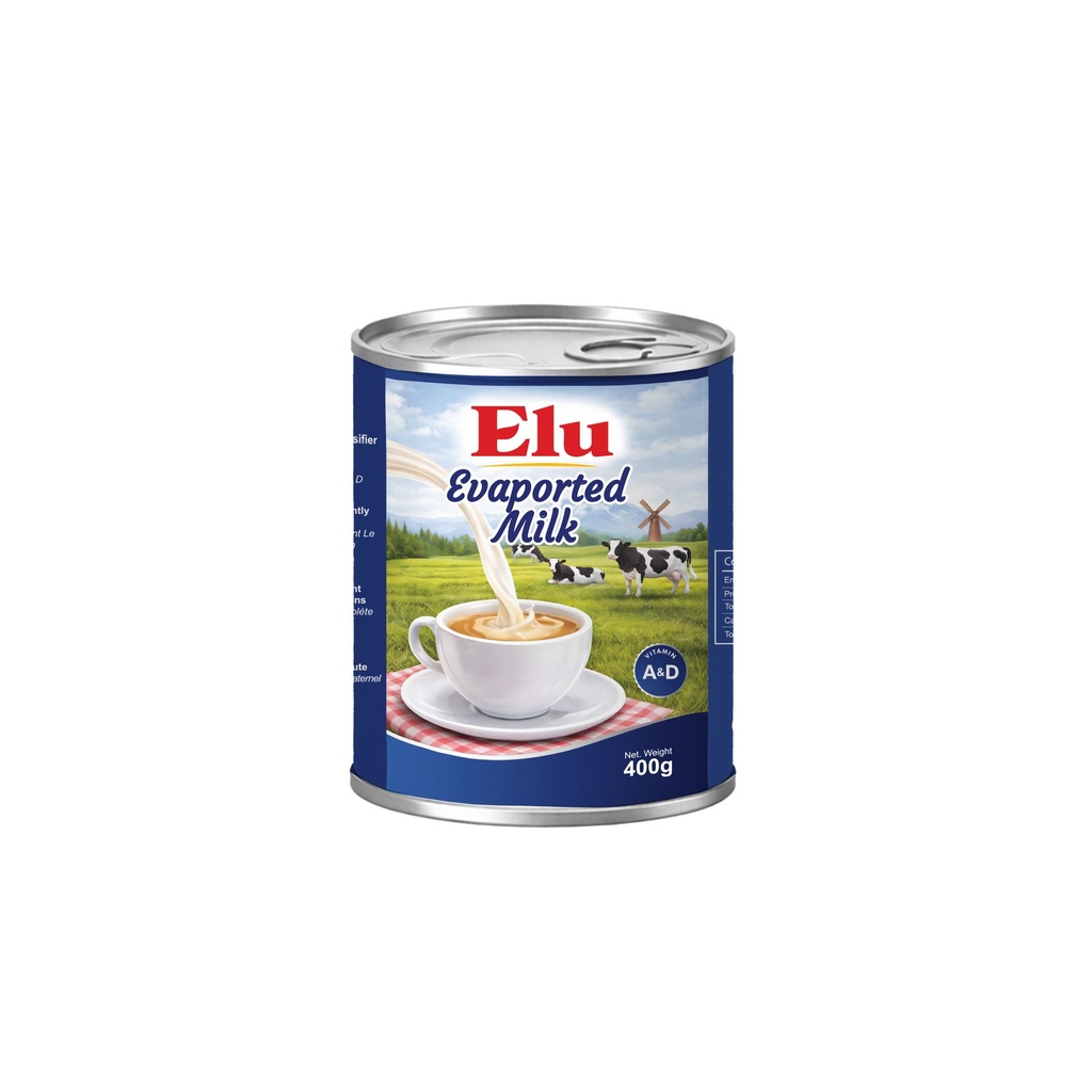 Elu Evaporated Milk - 400G